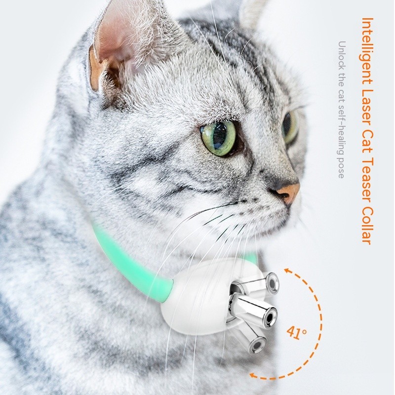 Laser Teaser Cat Collar