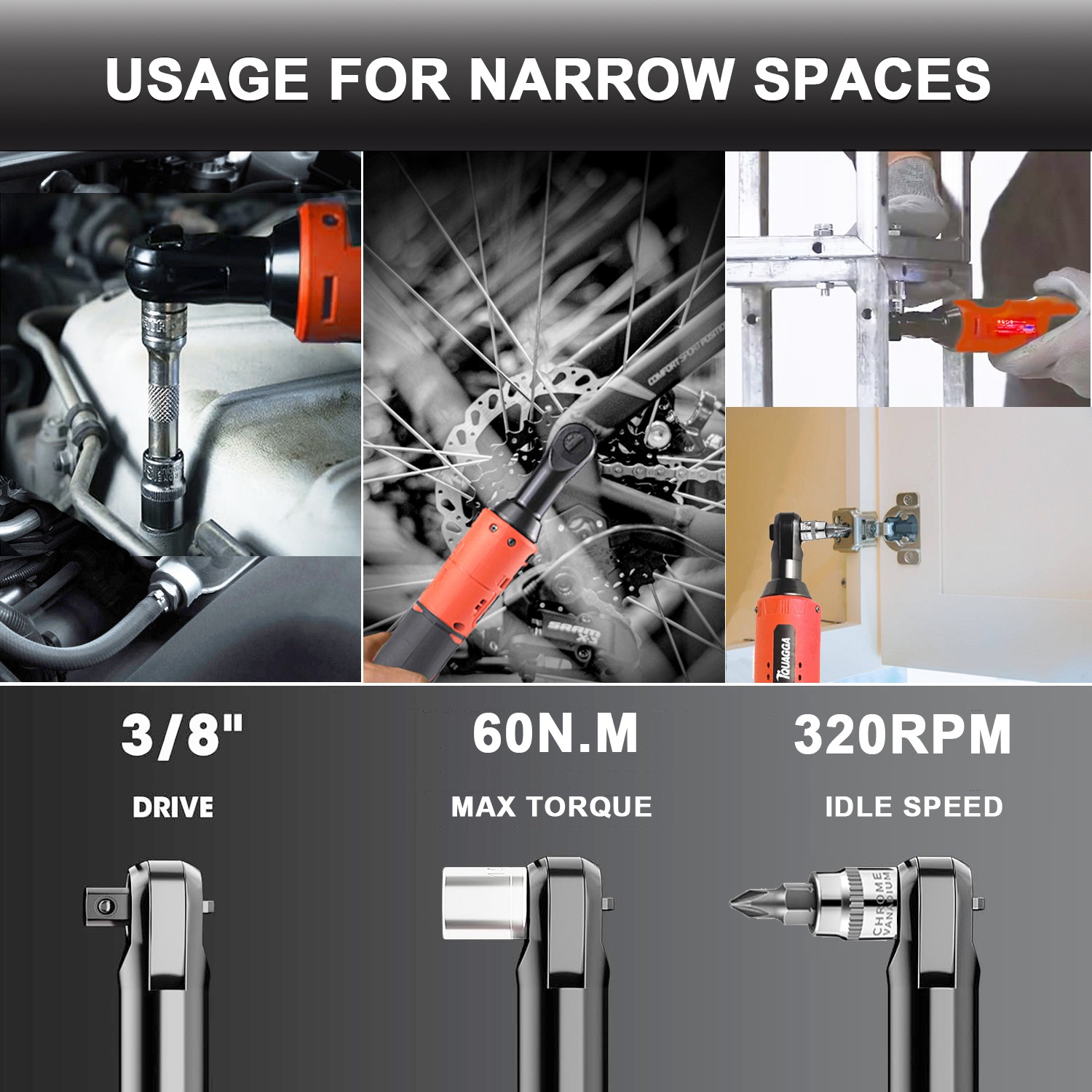 Cordless Electric Ratchet Wrench