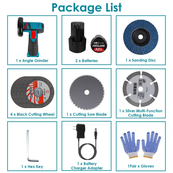 Cordless Angle Grinder