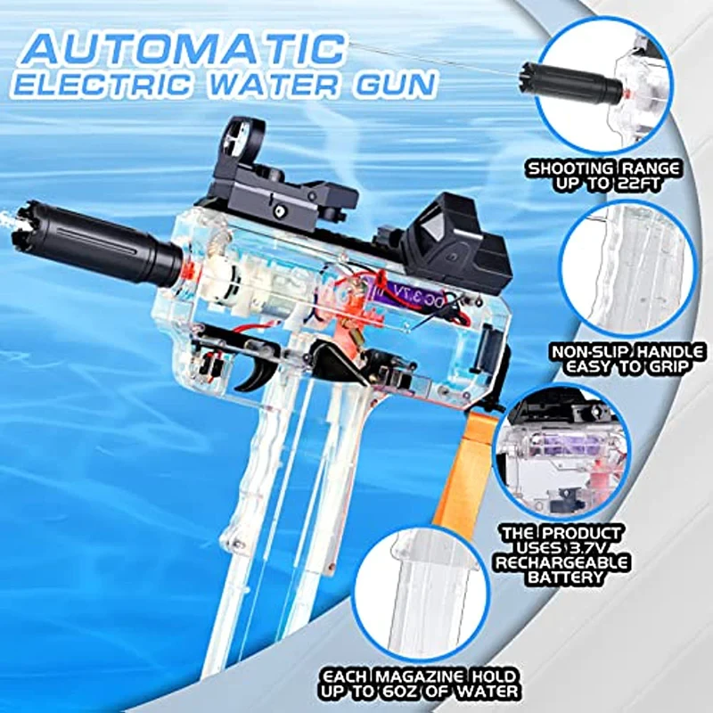 UZI Electric Water Gun Best Pool Toy