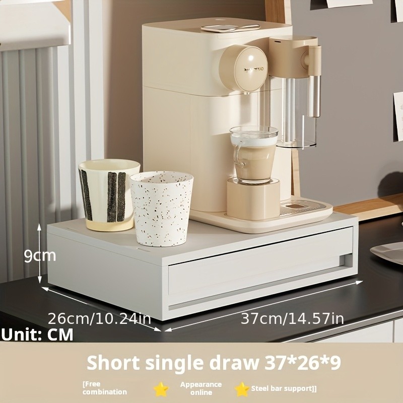 Coffee Machine Stand with Storage Drawer  Clean Counters, Smarter Coffee Spaces
