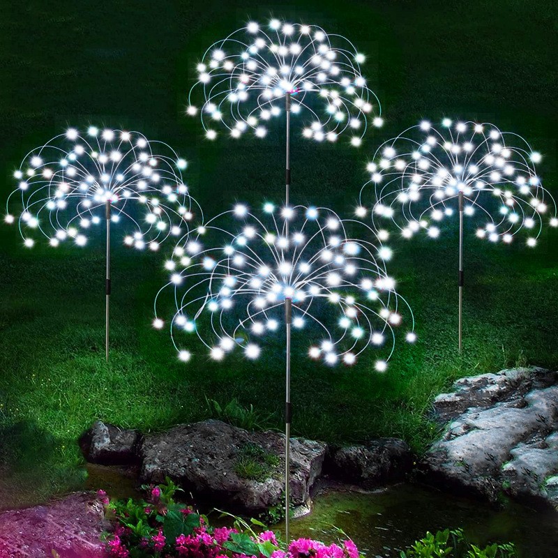 Solar Garden Fireworks Lamp