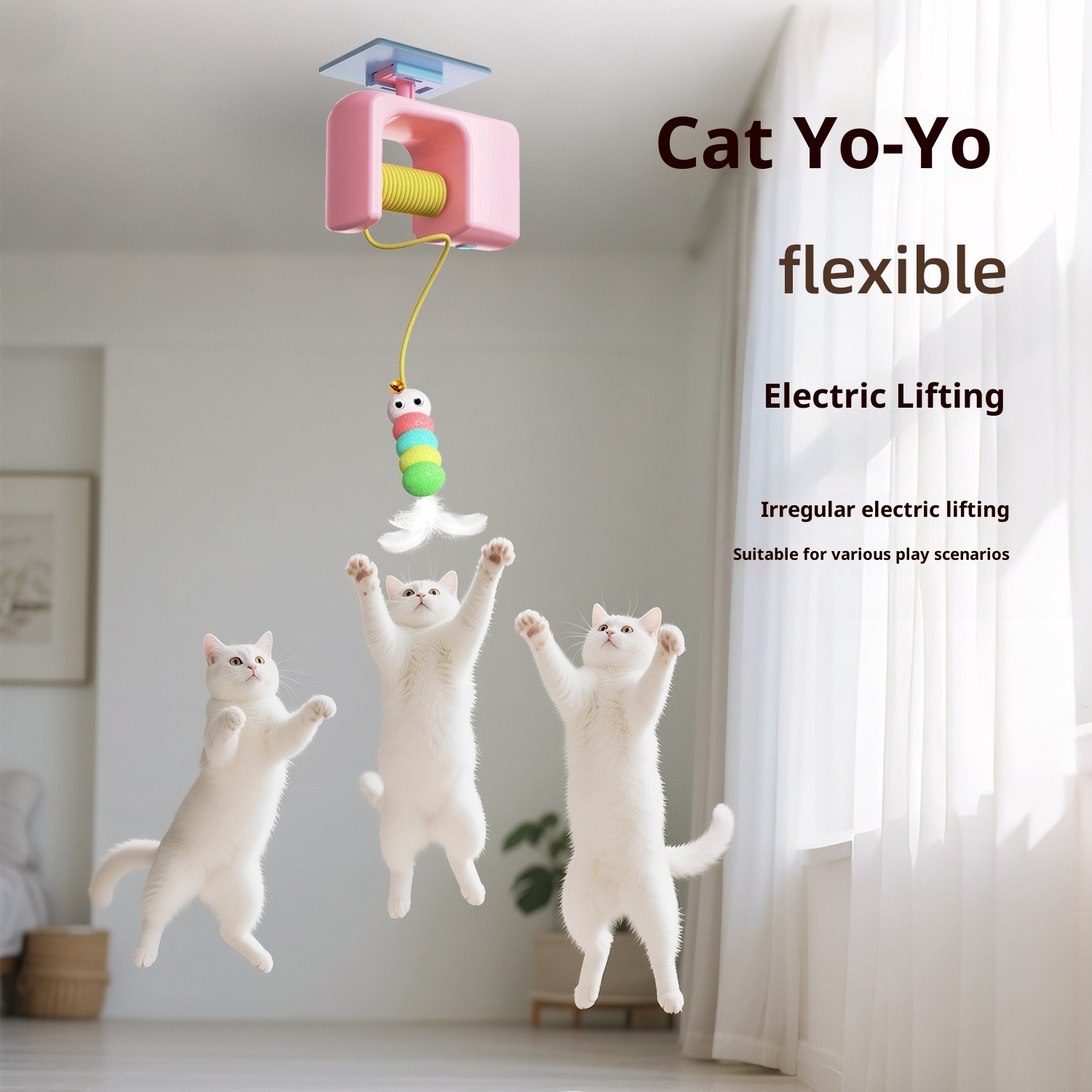 Hanging Door Cat Toy