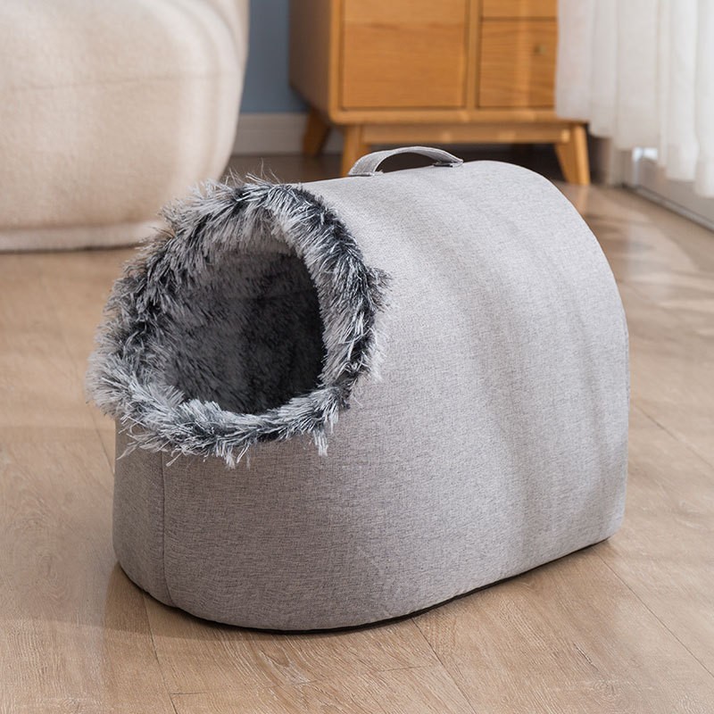Winter Warm Pet Cave Bed