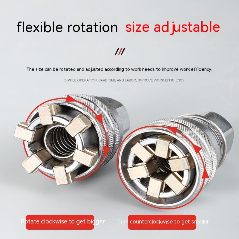 Adjustable Universal Socket Wrench