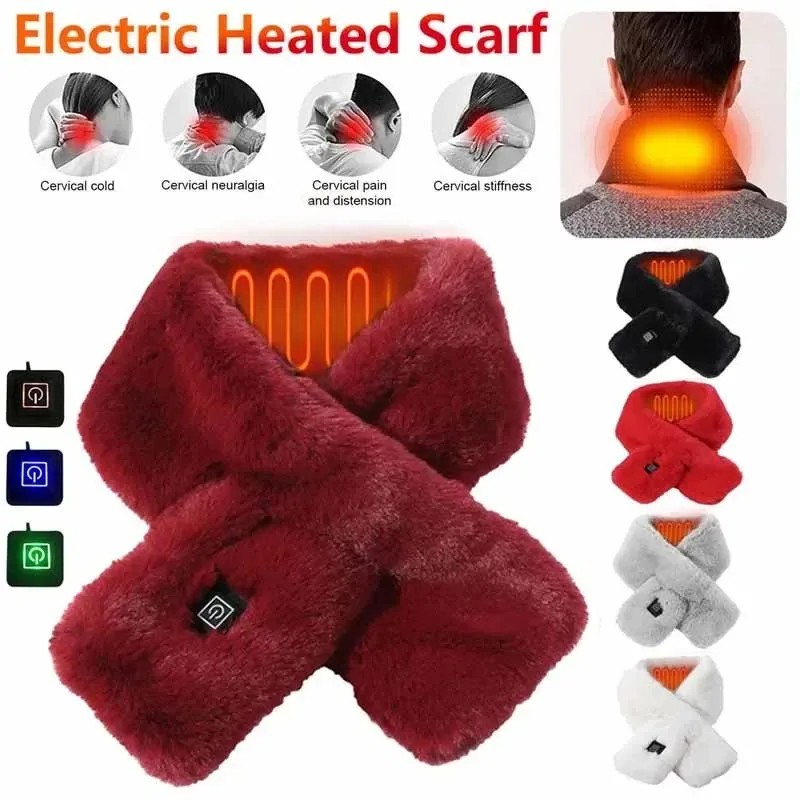 USB Electric Heated Neck Wrap Heating Scarf