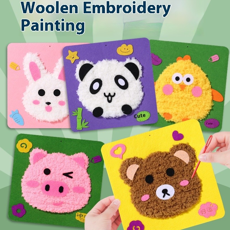 DIY Embroidery Doll Set