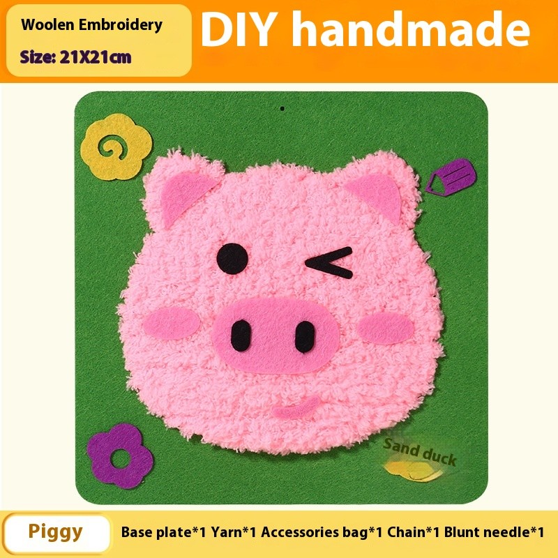 DIY Embroidery Doll Set