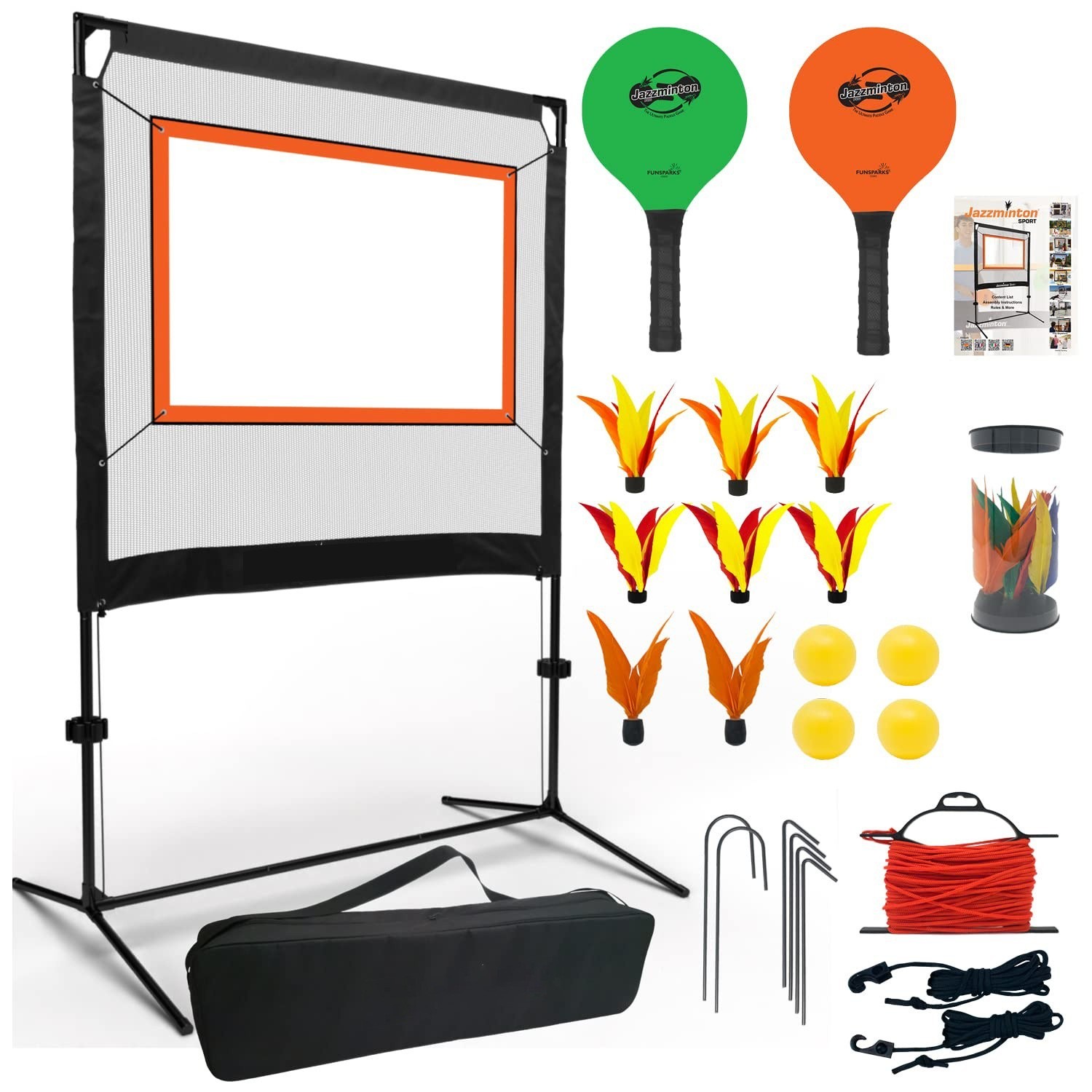 Portable Paddle Game with Net