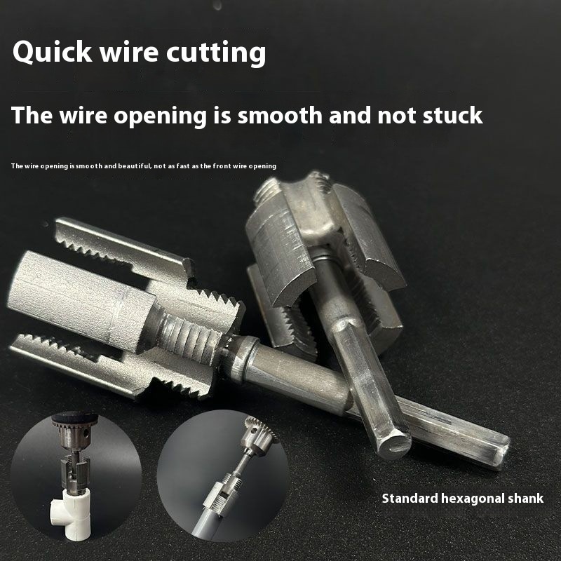 Integrated Internal & External Pipe Threading Tool