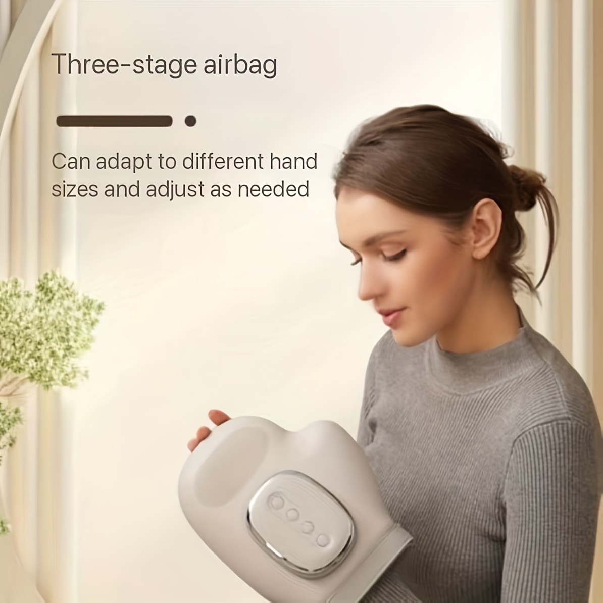 Portable Electric Hand Massager with Acupressure