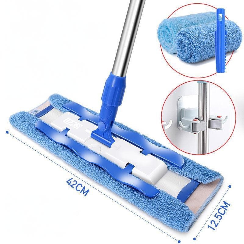 Flat Mope With Reusable Washable Mop Cloths