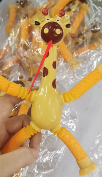Telescopic Suction Cup Giraffe Toy