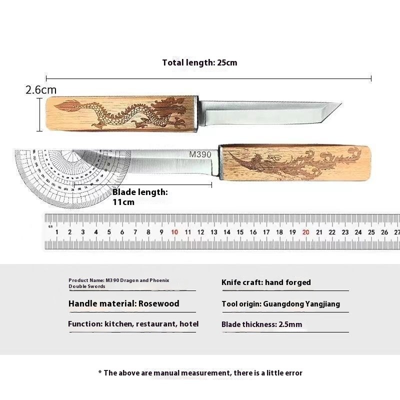 2 In 1 Dragon and Phoenix Double Blades