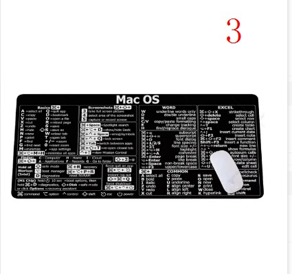 English Shortcut Key Mouse Pad