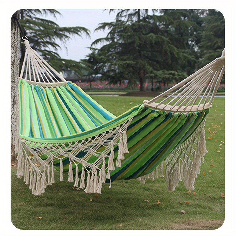 Bohemian Double Hammock with Tassels