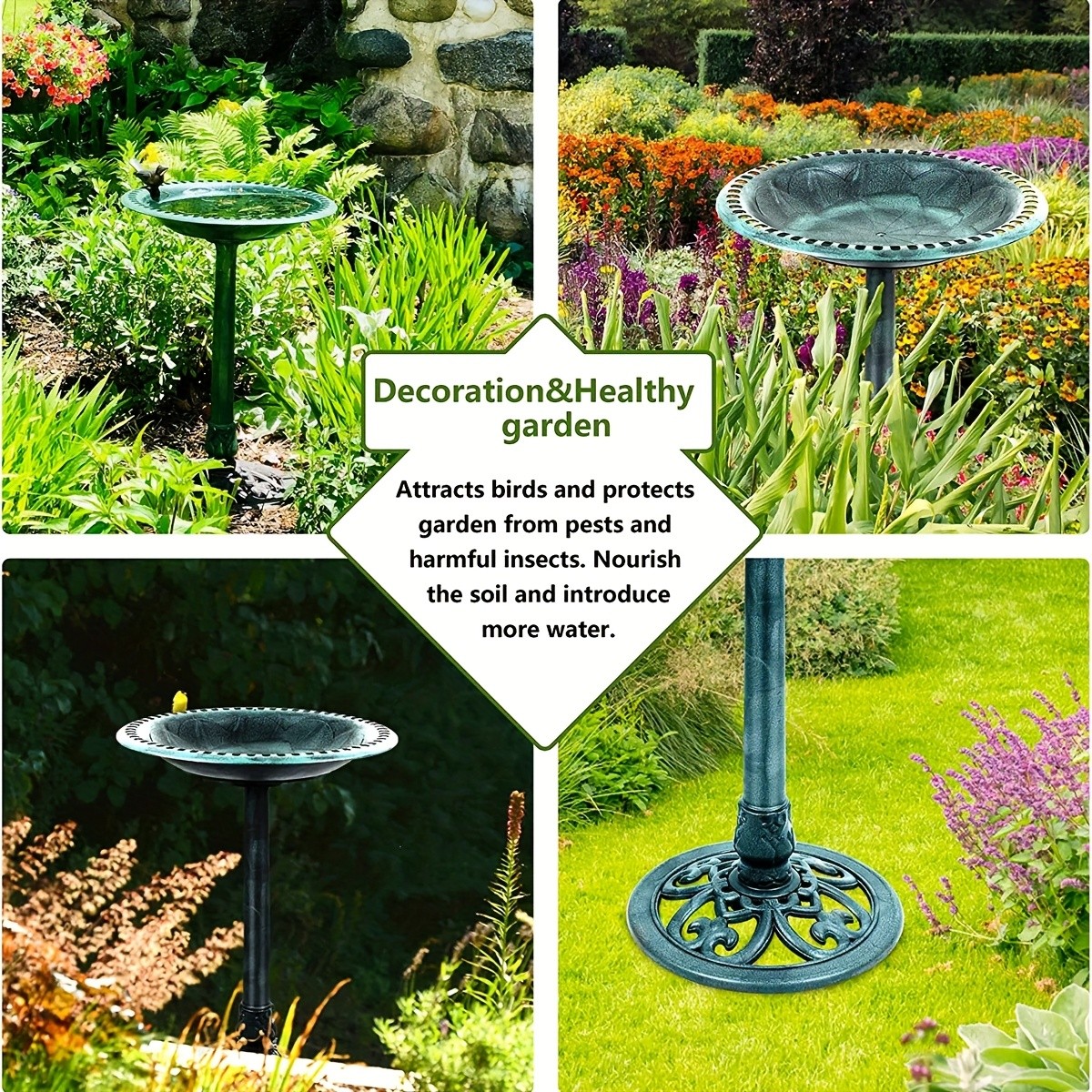 Outdoor Garden Bird Bath