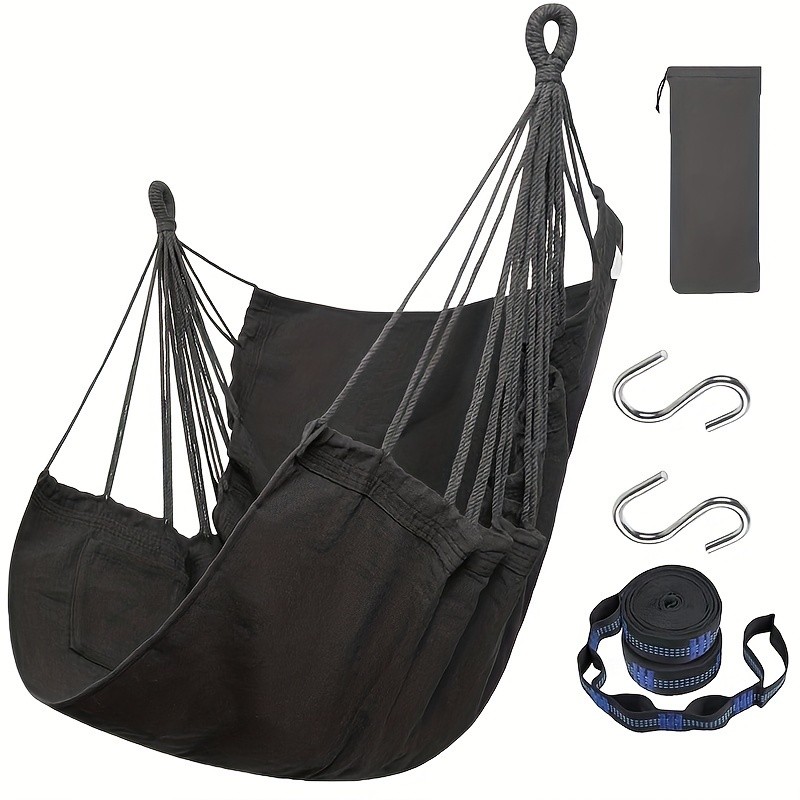 Hammock Chair Set  Complete Comfort System with Premium Straps & Cushions