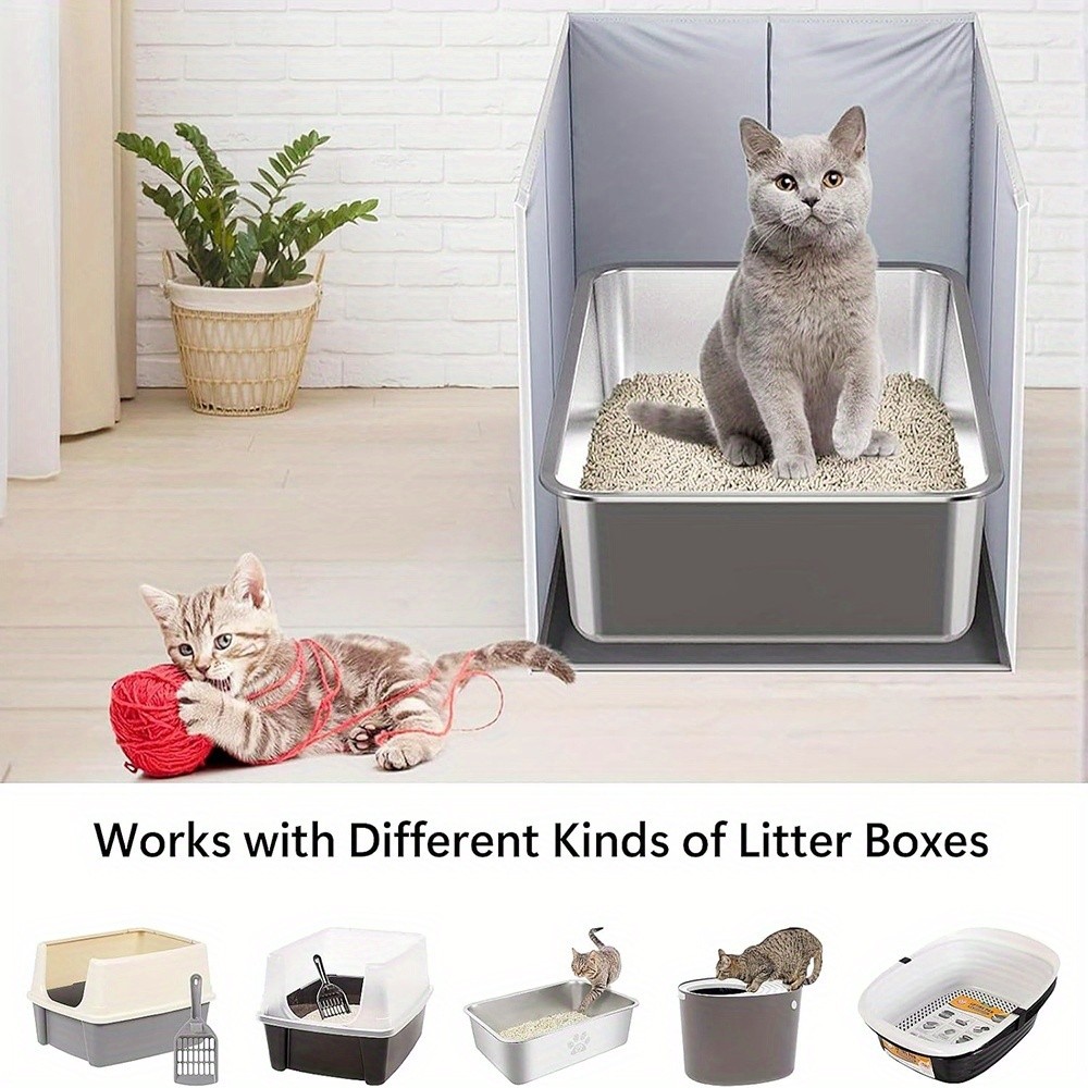 Cat Litter Box Fence  Anti-Dirty Cover for a Cleaner Home