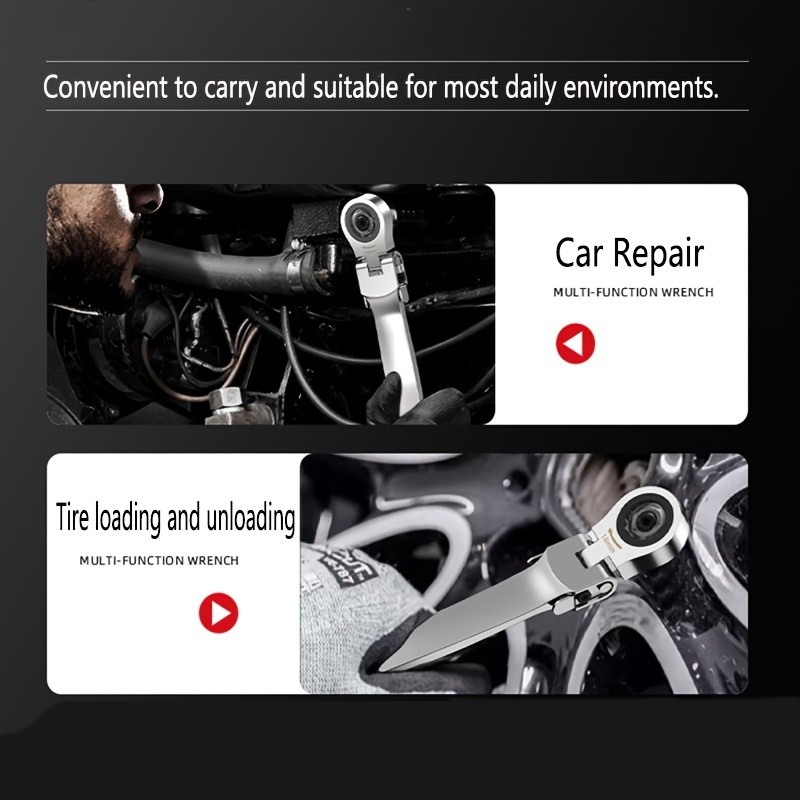 Interchangeable Head Ratchet Socket Wrench Set
