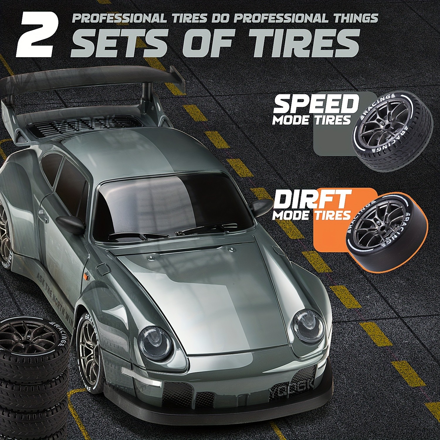 1:24 Scale RC Drift Racing Car  High-Speed Precision with Pro Drift Control