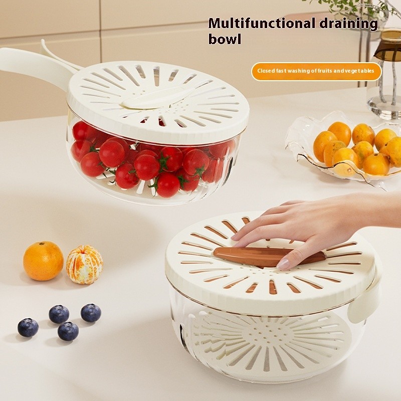 Multifunctional Fruit and Vegetable Washing Bowl