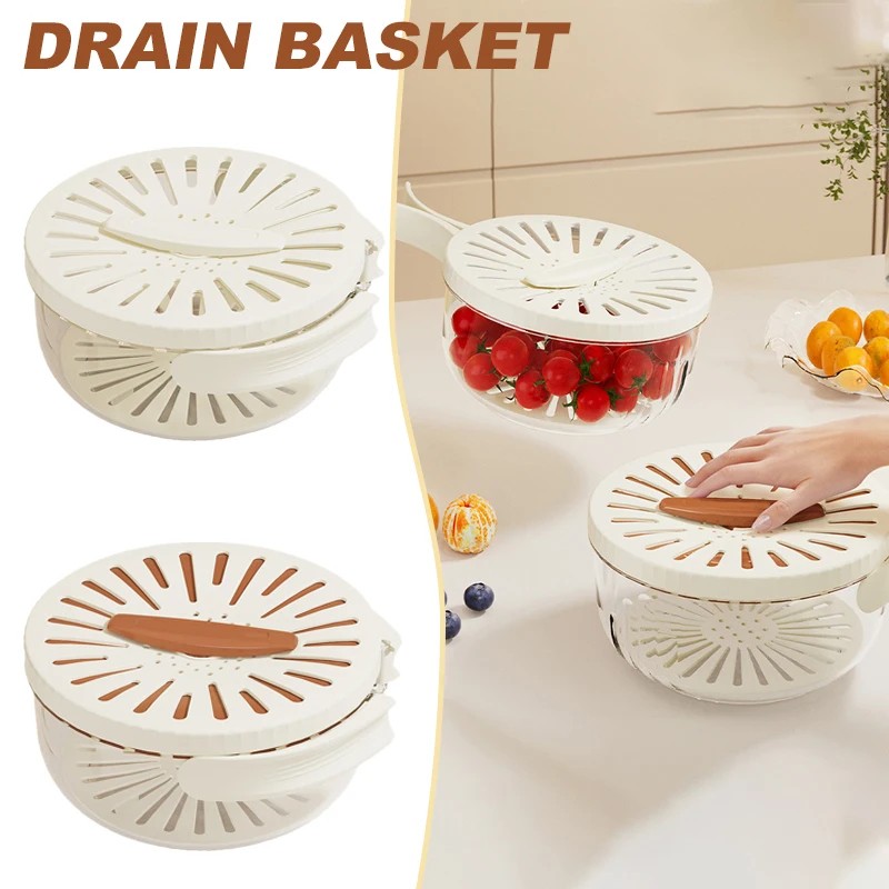 Multifunctional Fruit and Vegetable Washing Bowl