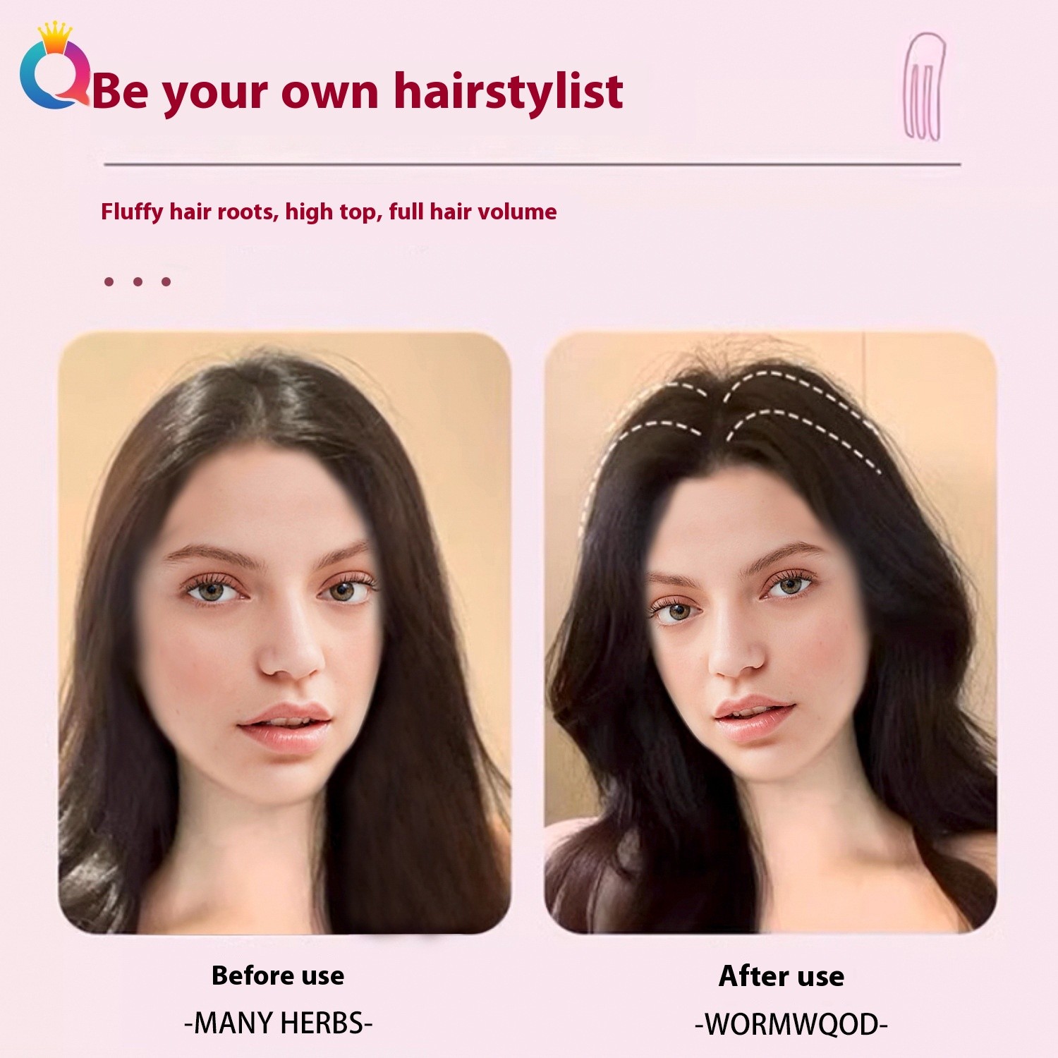 High Skull Artifact No Trace Hair Clip