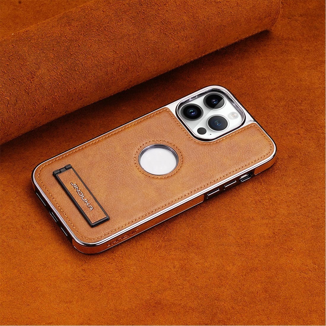 Leather iPhone Case With Stand