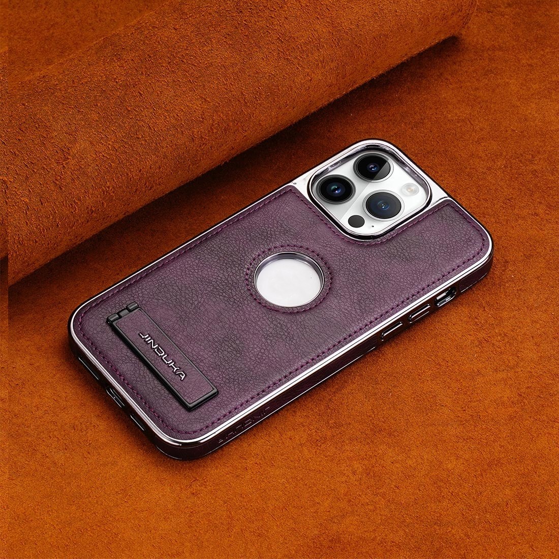 Leather iPhone Case With Stand