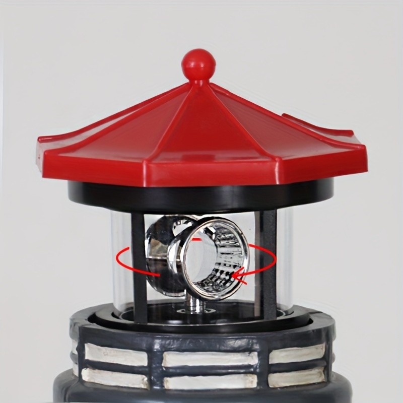 Solar Lighthouse  Illuminated Garden Beacon