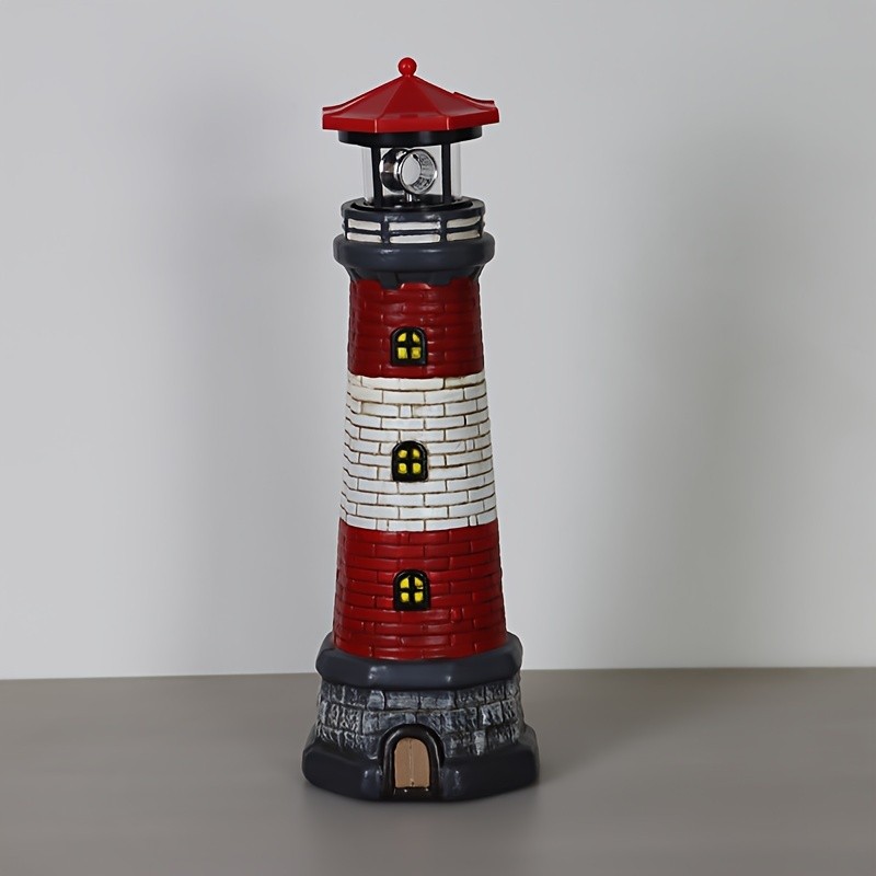 Solar Lighthouse  Illuminated Garden Beacon