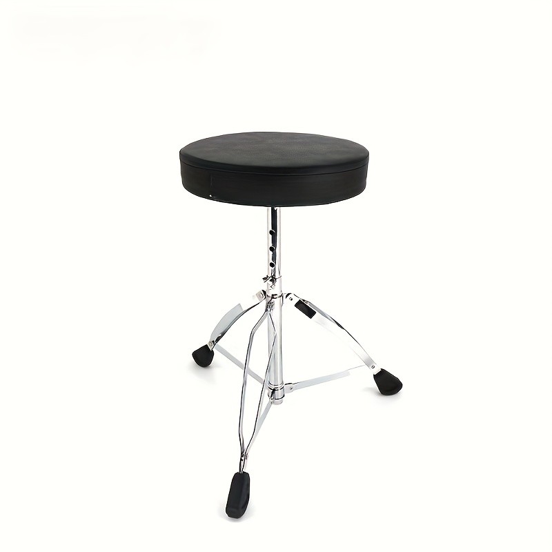 Heavy-Duty Adjustable Height Drum Stool with Padded Comfort & 360 Swivel