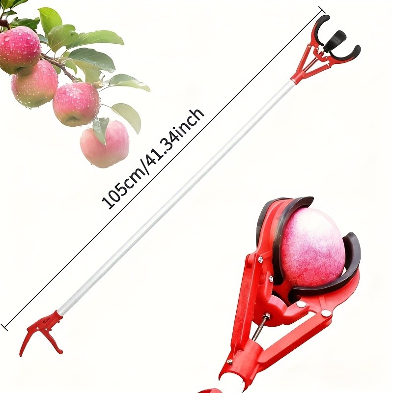 Tall Fruit Picker with Basket and Support Frame  Universal Type