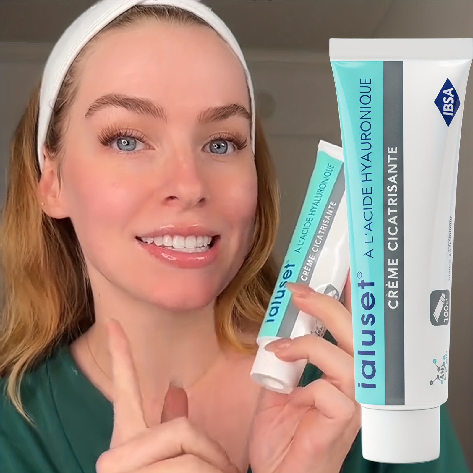 2 pcs Ialuset Hyaluronic Acid Cream (Crme Cicatrisante) 100g by IBSA  Deep Hydration, Barrier Support, and Comfort Care