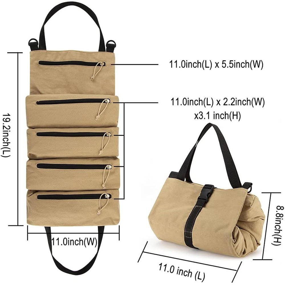 Roll Up Bag Tool Organizer