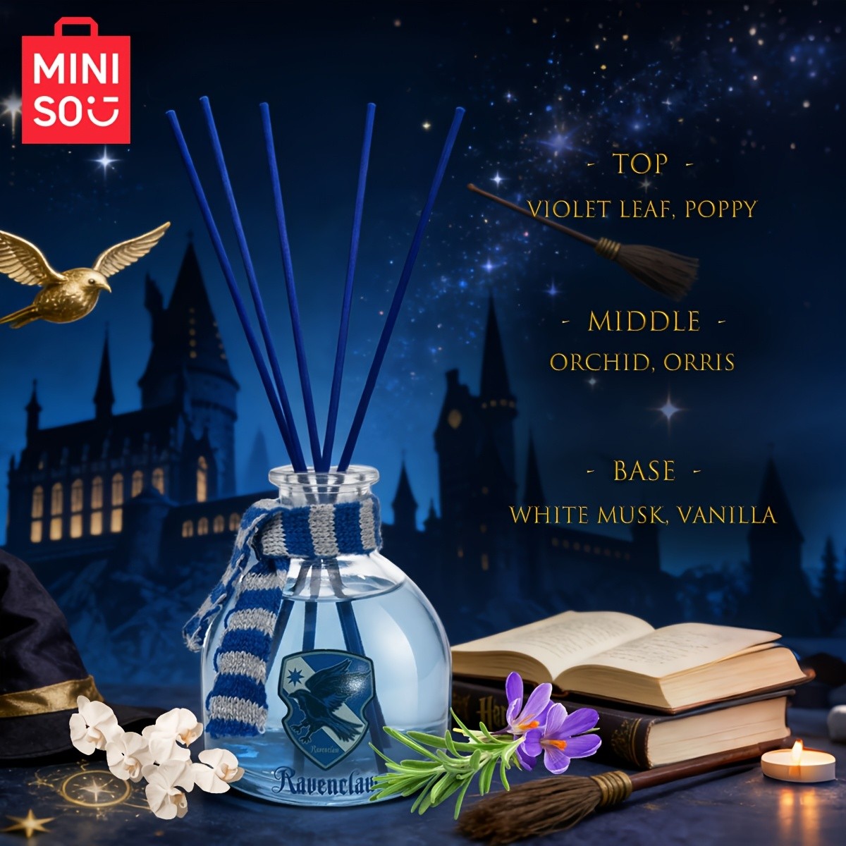 MINISO Harry Potter Ravenclaw College Reed Diffuser
