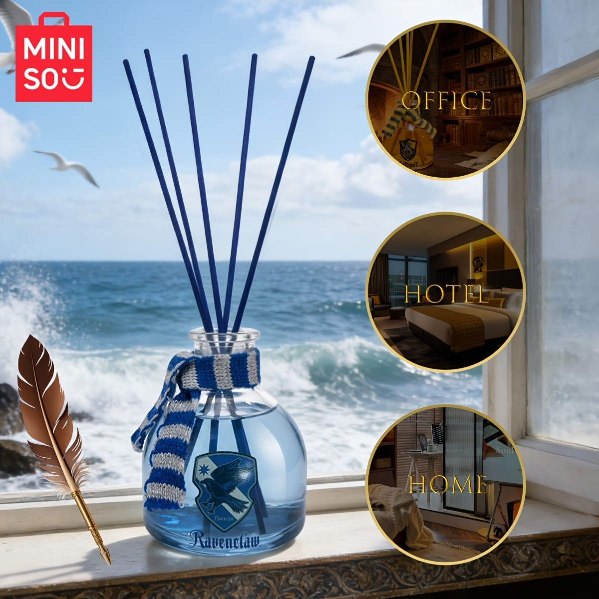 MINISO Harry Potter Ravenclaw College Reed Diffuser