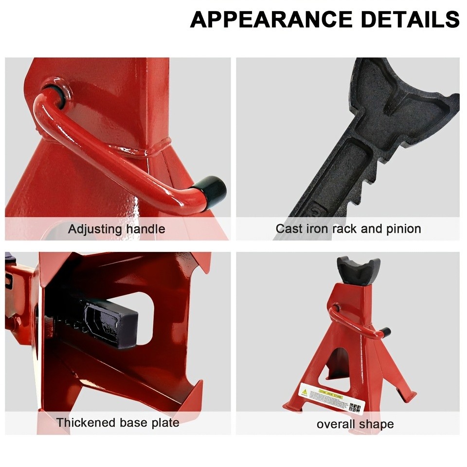 2pcs 3000kg Heavy Duty Jack Stands