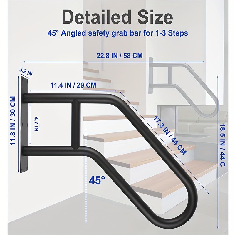 Heavy Duty Steel Handrail