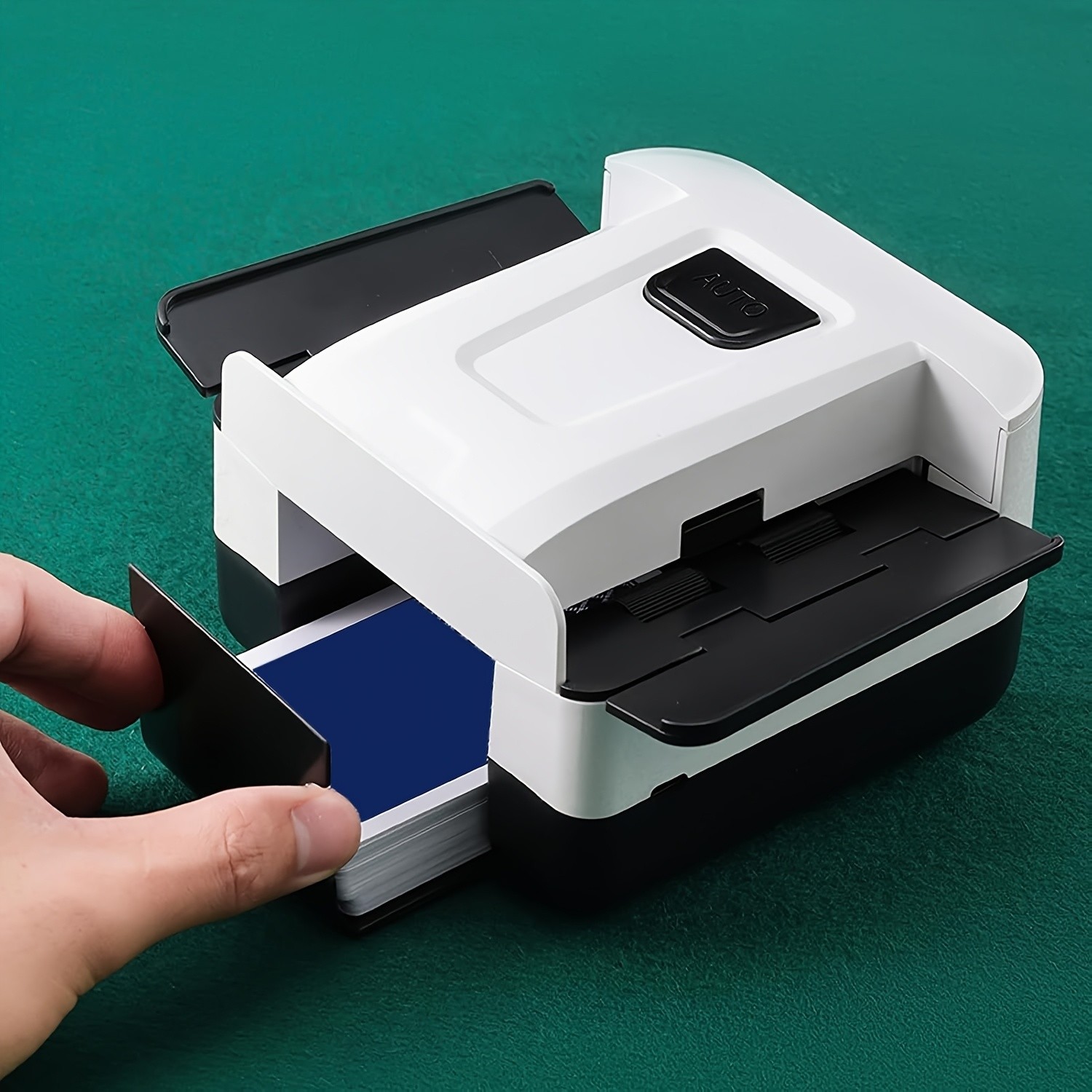 Fully Automatic Card Shuffler Silent, Anti-Jam Precision for Fair Play