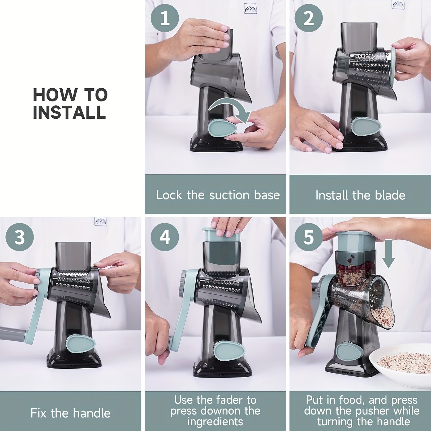 Multifunctional Hand Rocker Grater