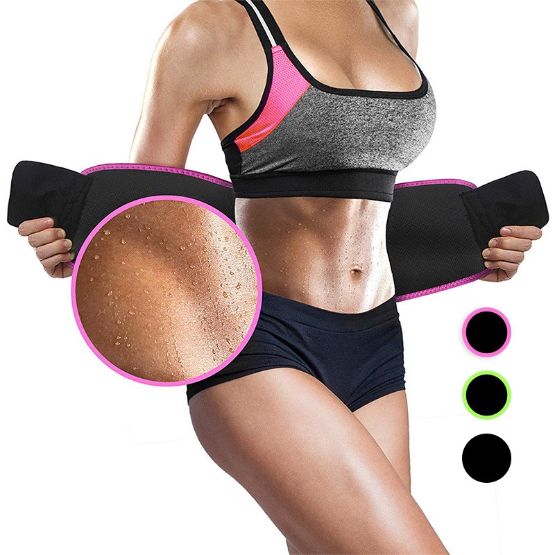 Waist Trainer Sweat Belt  Targeted Core Support with Heat Compression