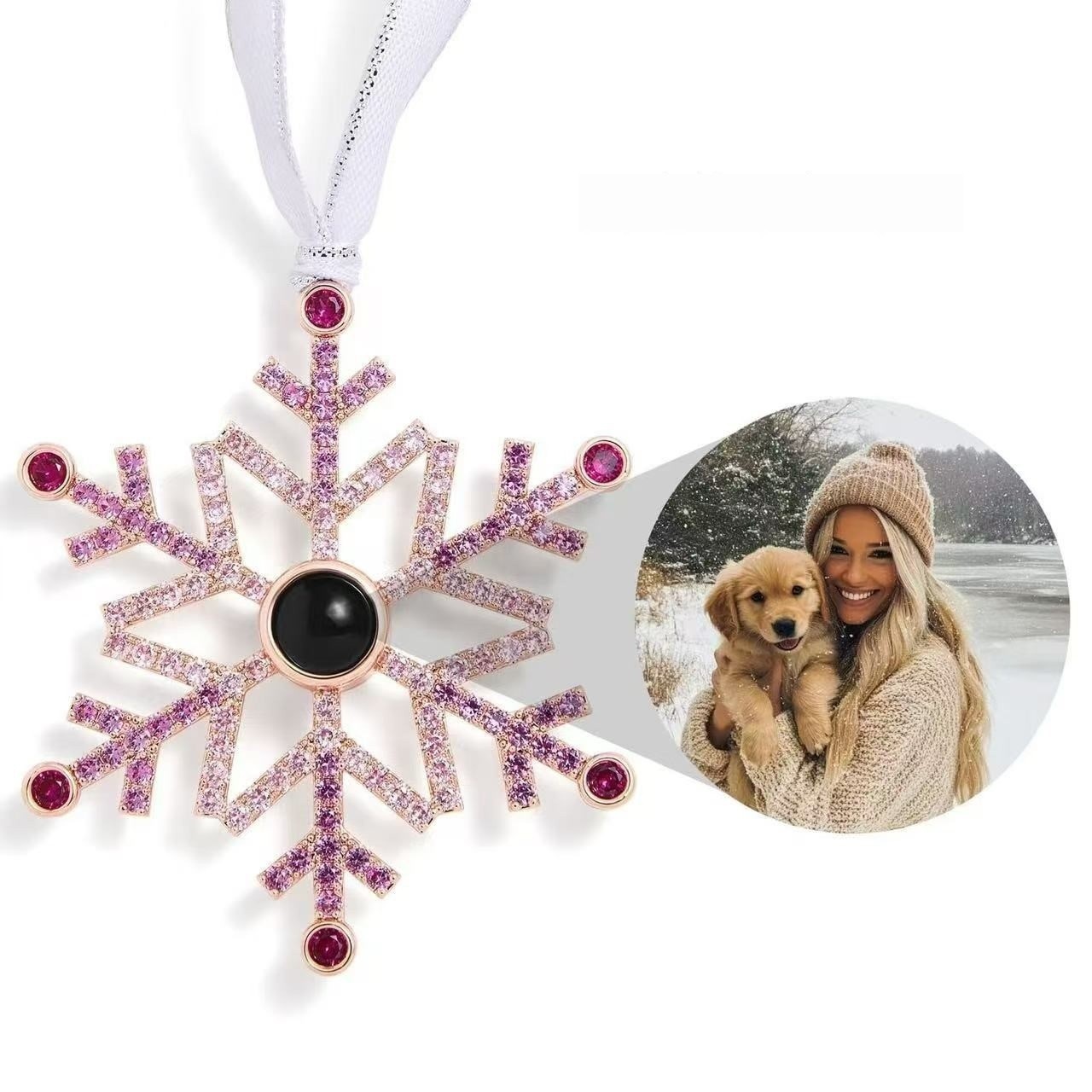 Snowflake Photo Ornament