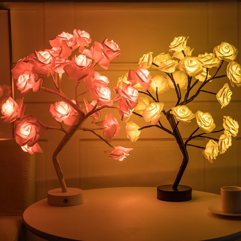 Forever Rose Tree Lamp - Light up Love