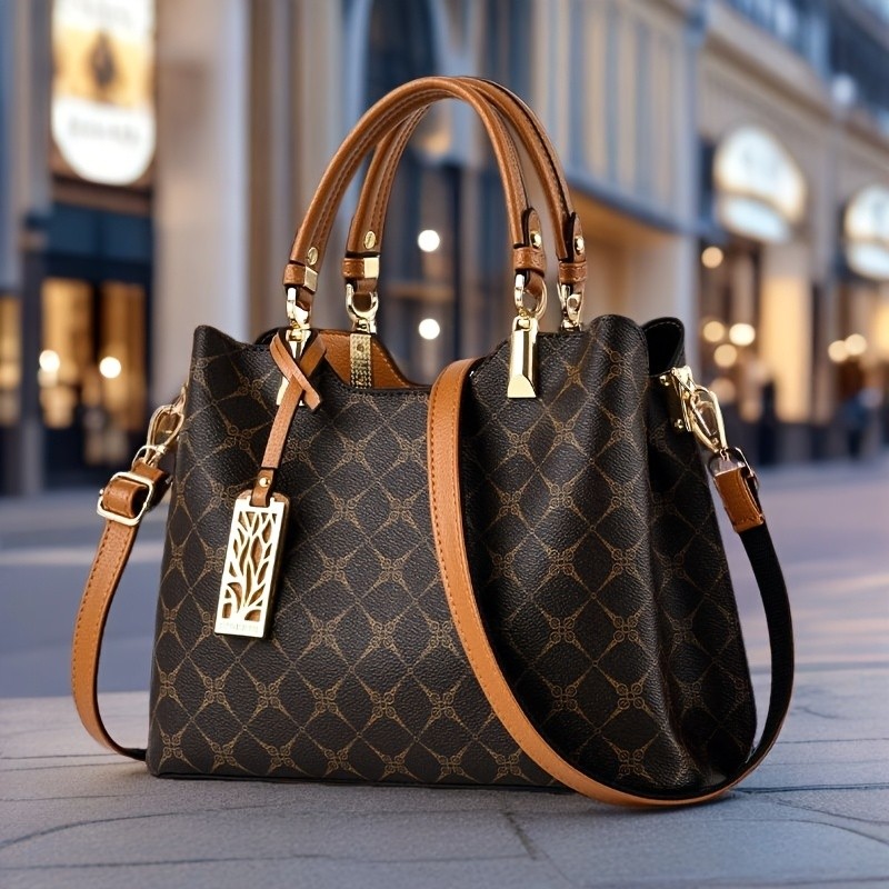 Womens High-Quality Top-Grain Genuine Leather Handbag