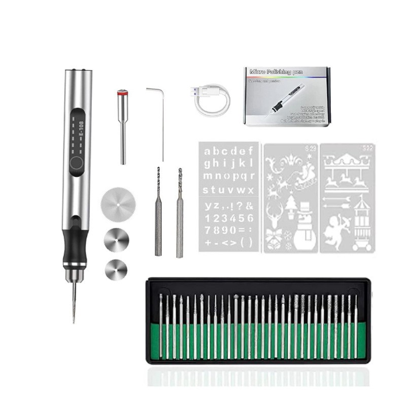 USB Rechargeable Portable Electric Micro-Sanding Engraving Pen