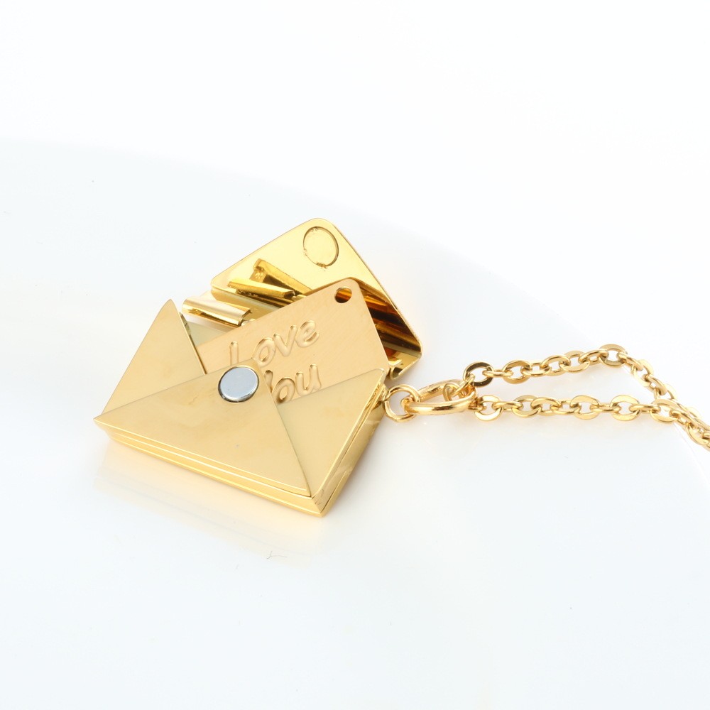 Envelope Letter Necklace