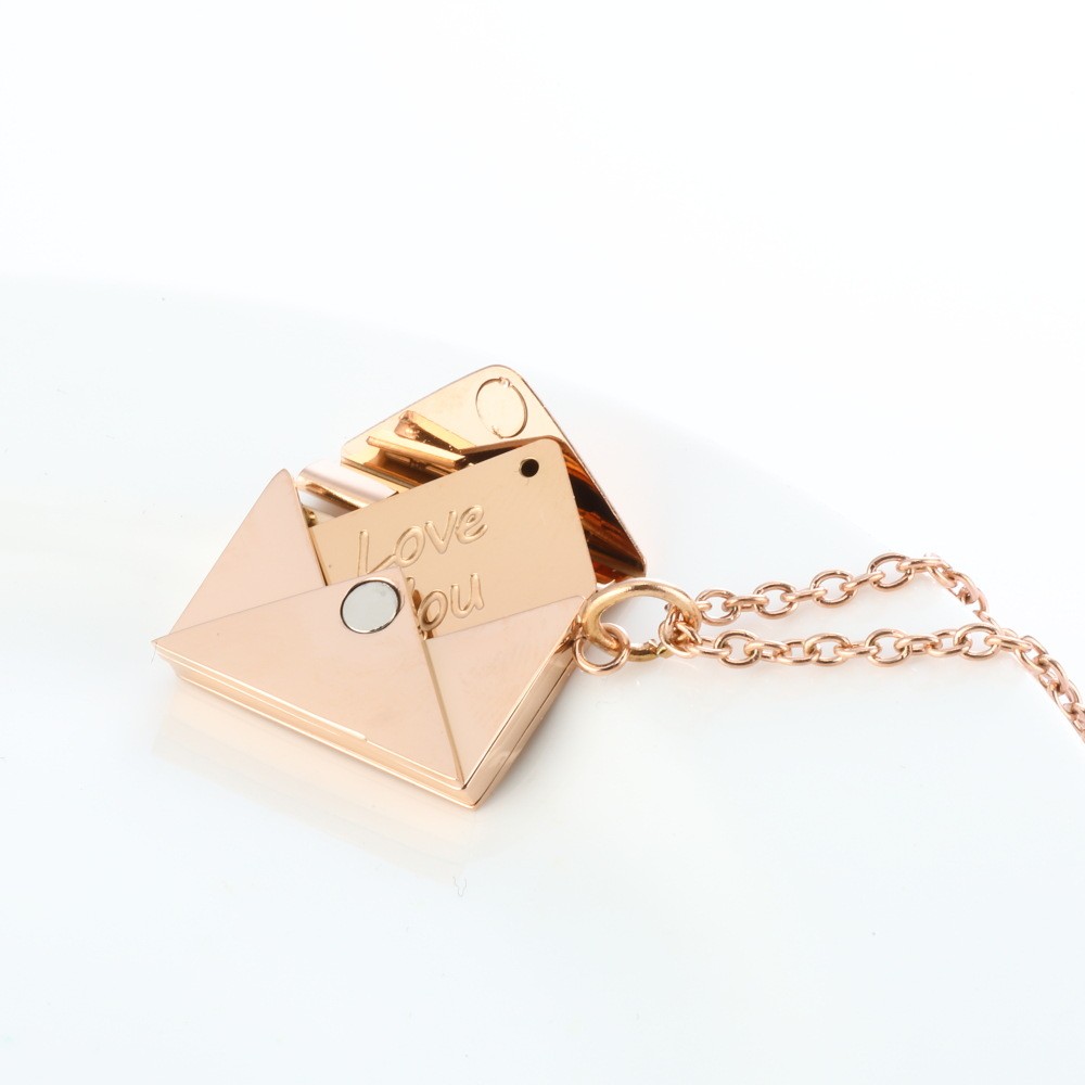 Envelope Letter Necklace