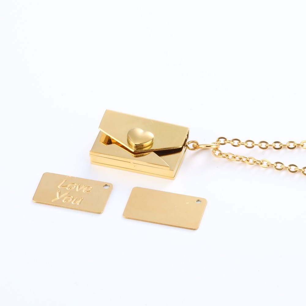 Envelope Letter Necklace